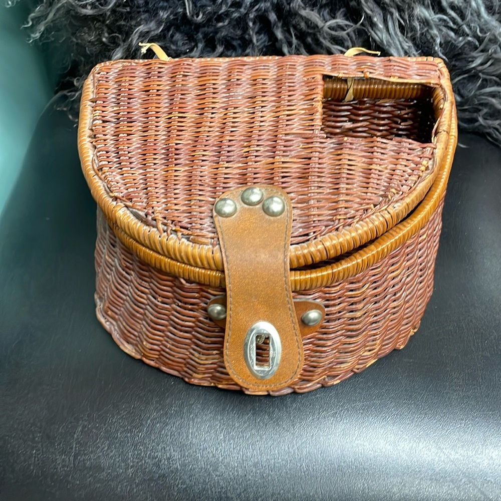 🌺🌸Wicker Basket Fishing Creel